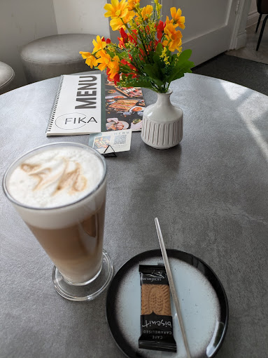 Coffee and a bite at Fika